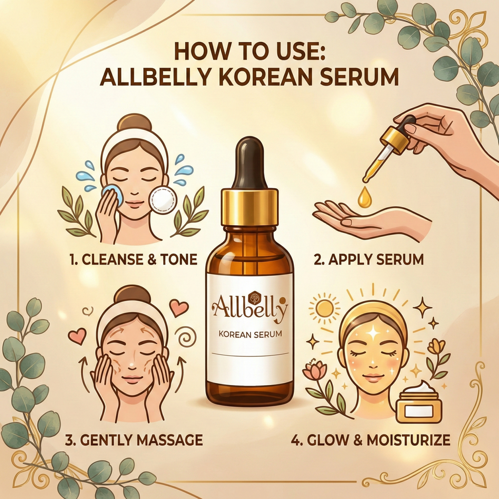 Allbelly KOREAN FACE SERUM - 30ml